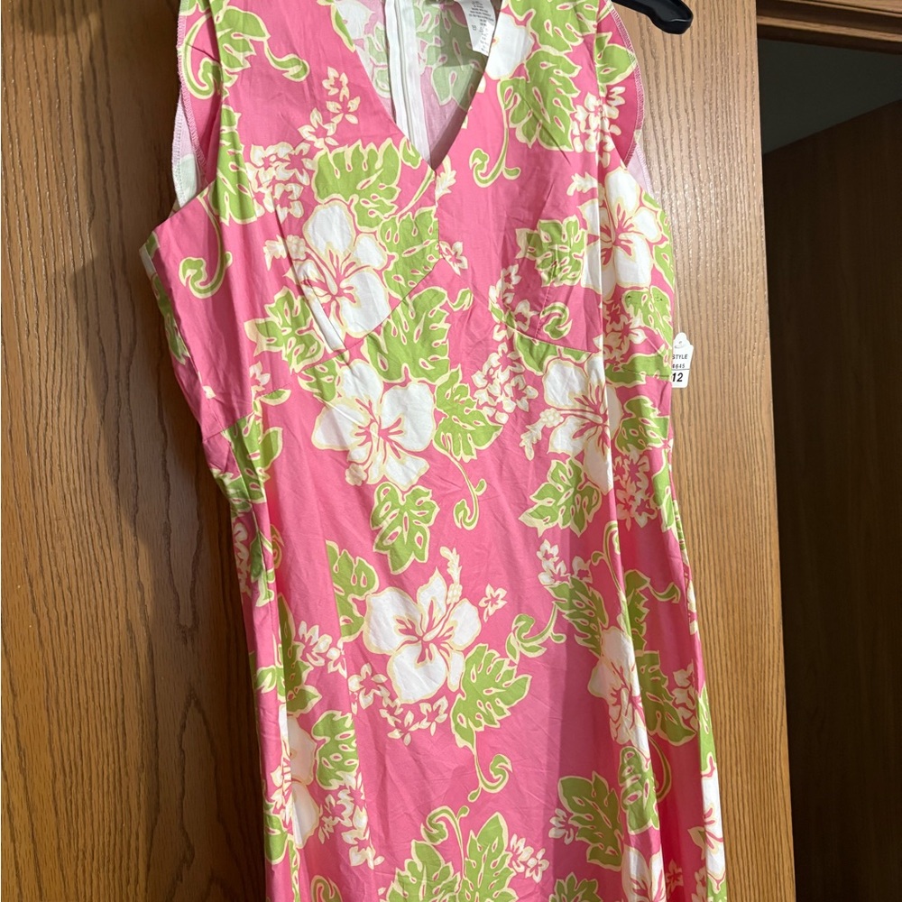 Chadwicks Pink Floral Dress